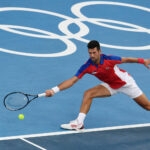 Novak Djokovic at the 2021 Tokyo Olympics