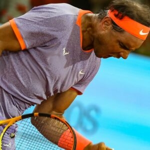 Rafael Nadal fist pump Madrid