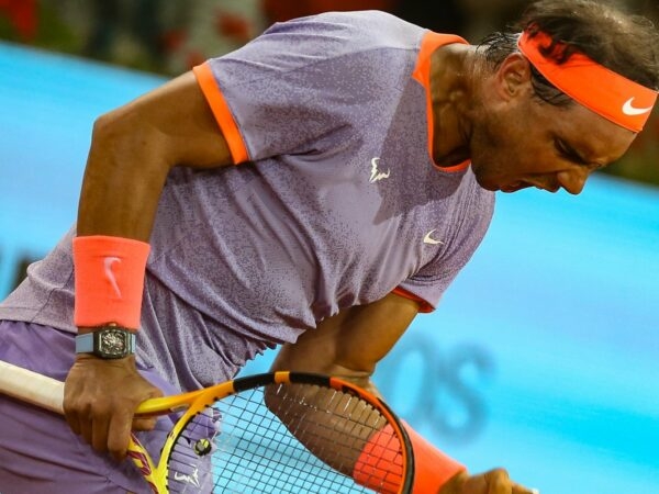 Rafael Nadal fist pump Madrid