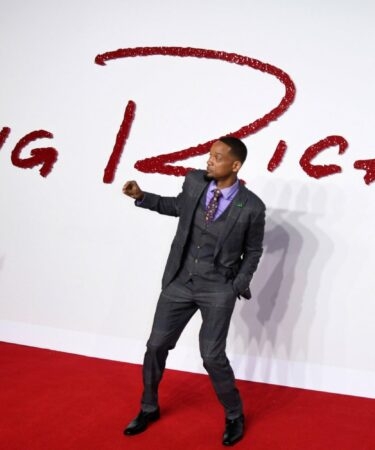 Will Smith at the premiere of the motion picture King Richard at Curzon Mayfair London
