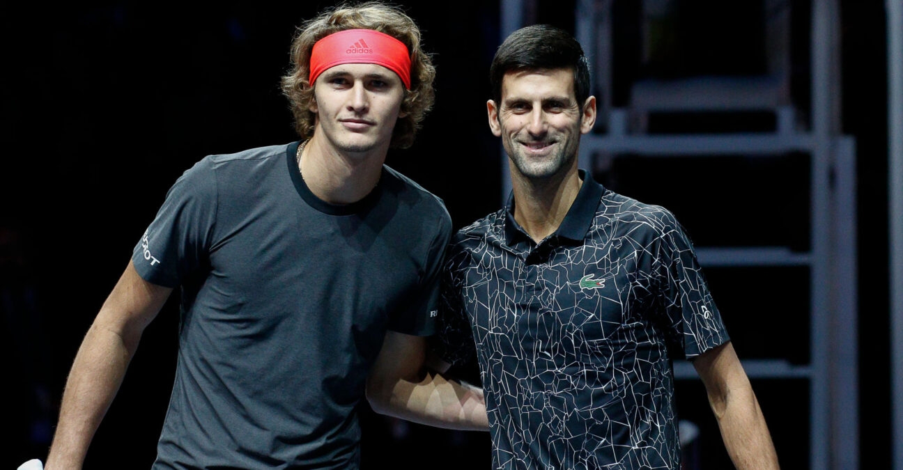 Alexander Zverev, Novak Djokovic, ATP Tennis Finals 2018