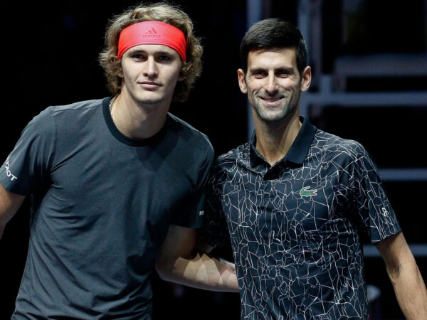 Alexander Zverev, Novak Djokovic, ATP Tennis Finals 2018