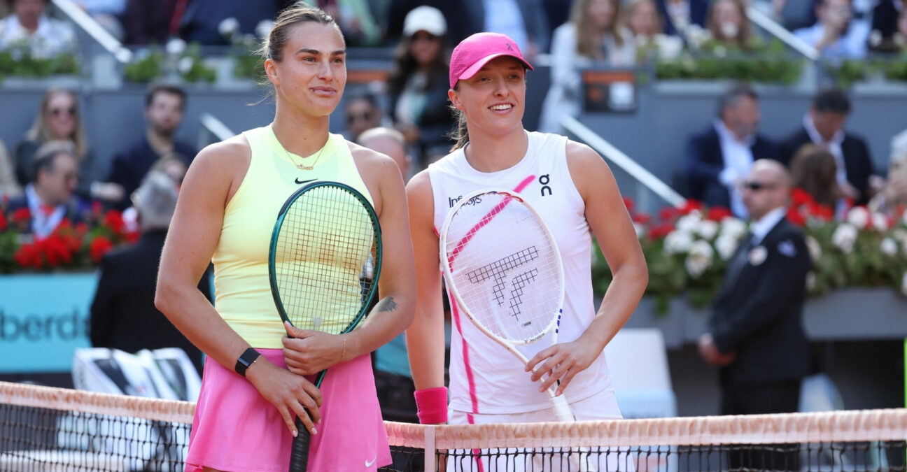 Aryna Sabalenka and Iga Swiatek, Madrid 2024