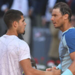 Carlos Alcaraz and Rafael Nadal, Madrid 2022