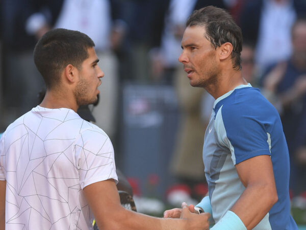 Carlos Alcaraz and Rafael Nadal, Madrid 2022