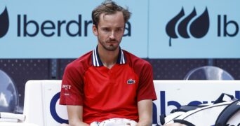 Daniil Medvedev in Madrid