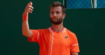 Corentin Moutet in Monte-Carlo (Norbert Scanella/Panoramic)