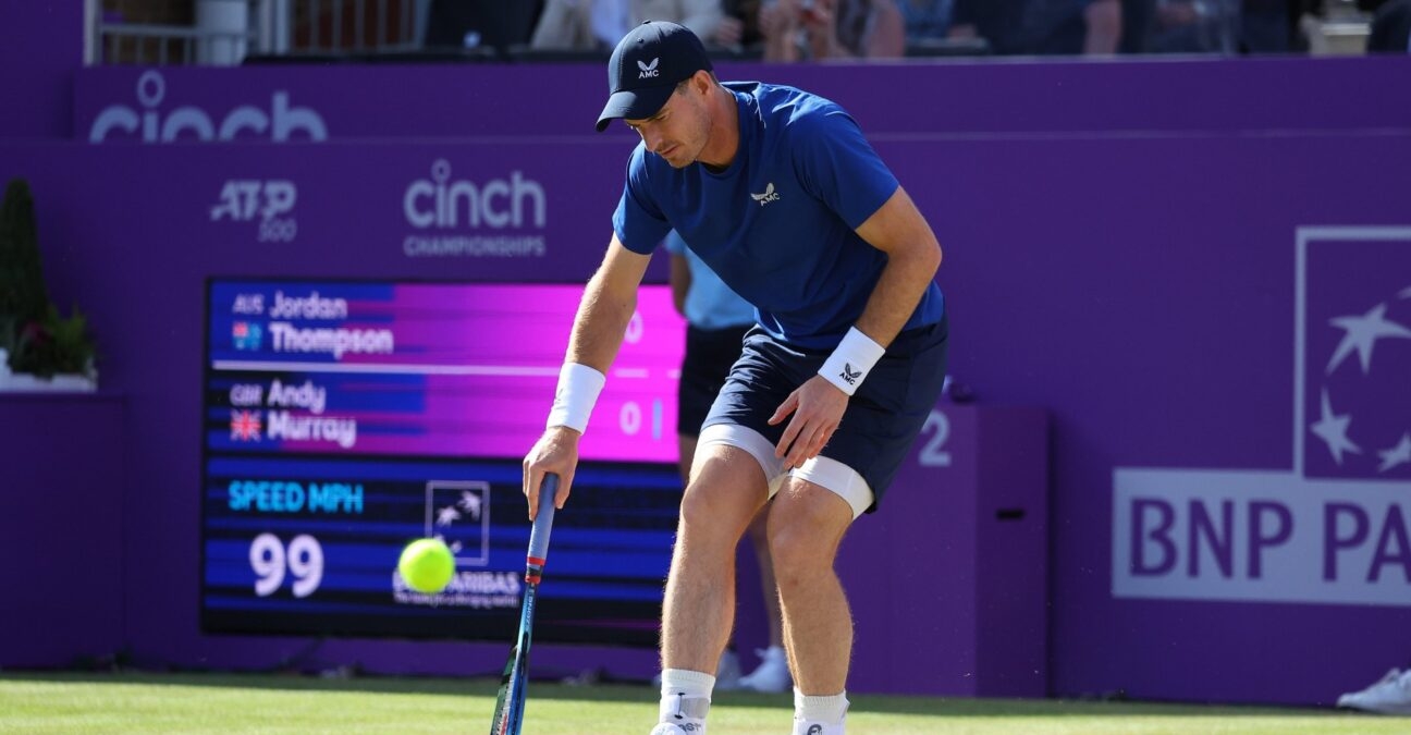 Andy Murray Queen's injury - Action Plus / Panoramic