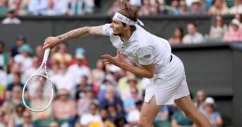 Alexander Bublik Wimbledon 2023 - Action Plus / Panoramic