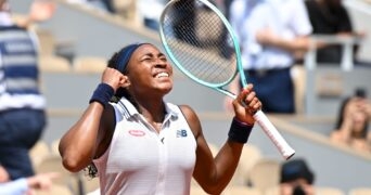 Coco Gauff at Roland-Garros (Michael Baucher/Panoramic)