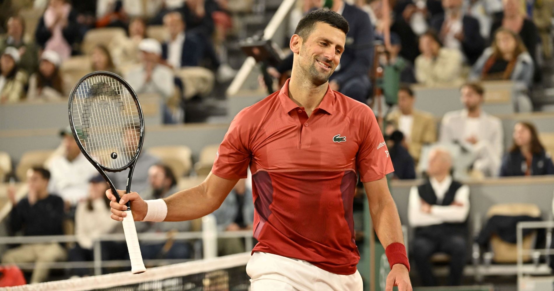 Roland-Garros: Three questions with Djokovic after Musetti win