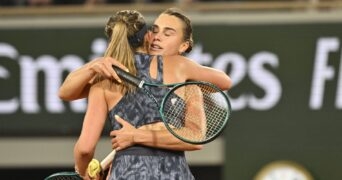 Sabalenka and Badosa, Roland-Garros, 2024