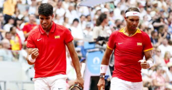 Alcaraz and Nadal, Paris Olympics, 2024