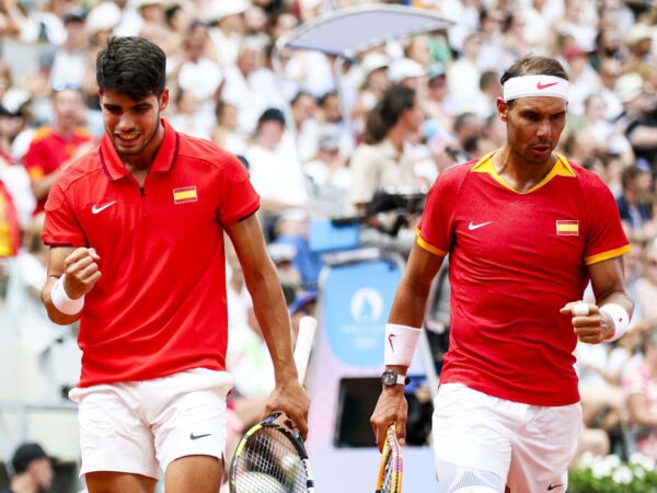 Alcaraz and Nadal, Paris Olympics, 2024