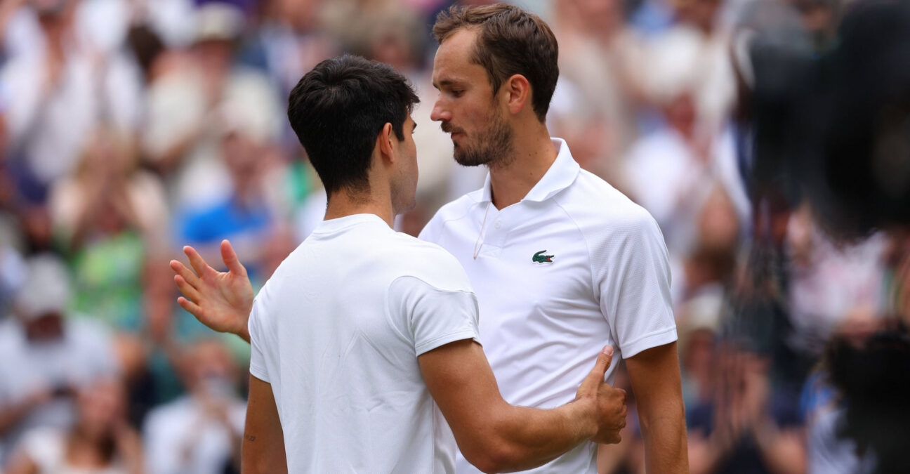 Daniil Medvedev and Carlos Alcaraz