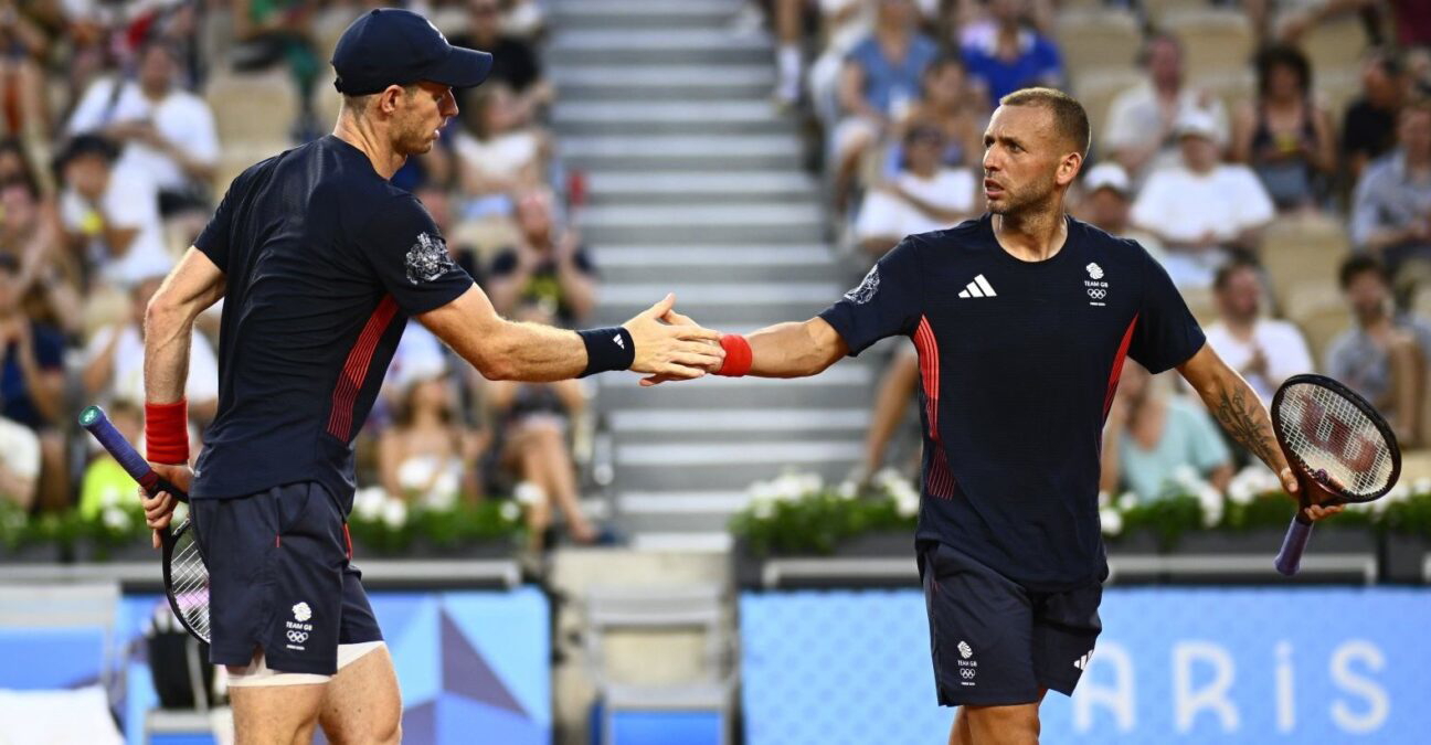 Andy Murray and Dan Evans, Paris Olympics, 2024