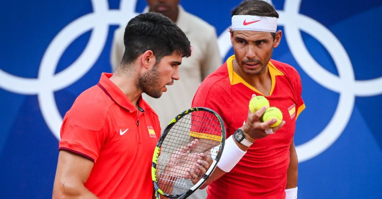 Nadal and Alcaraz, Paris Olympics, 2024