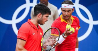 Nadal and Alcaraz, Paris Olympics, 2024