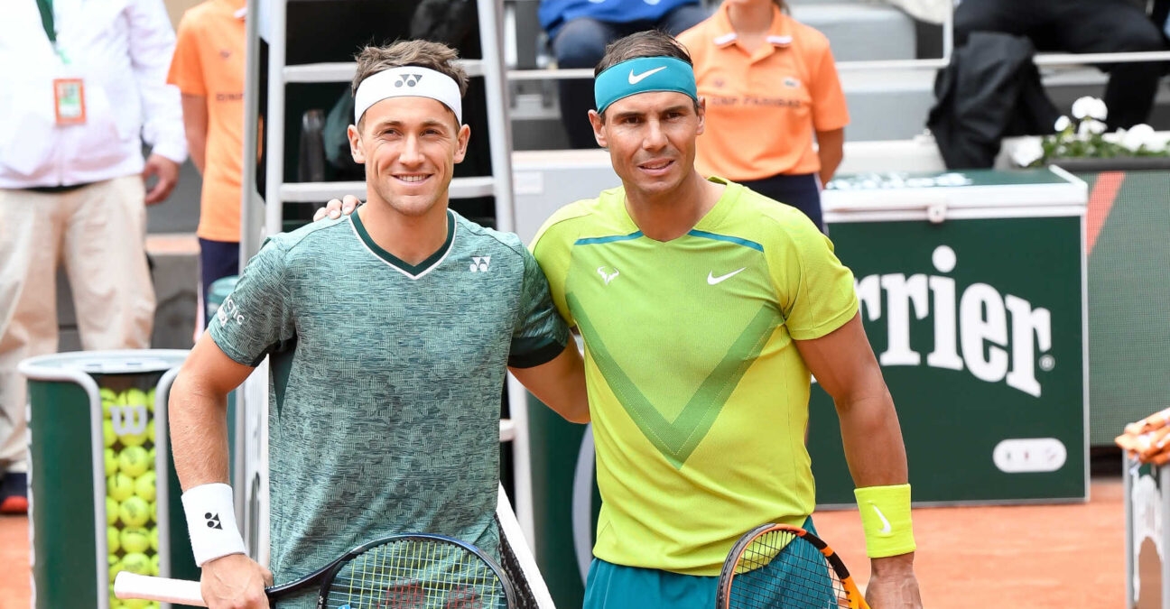 Rafael Nadal/ Casper Ruud. Roland Garros 2022