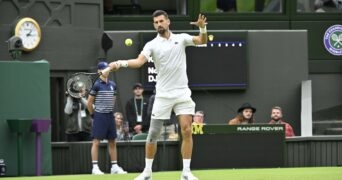 Novak Djokovic Wimbledon 2024 | © Chryslène Caillaud / Panoramic