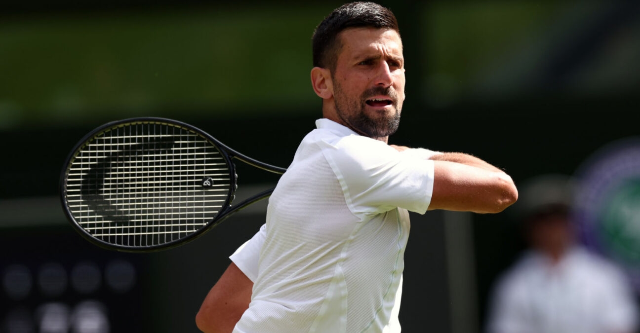 Novak Djokovic at Wimbledon 2024