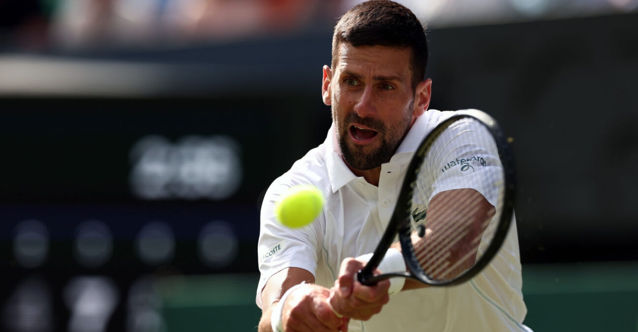 Novak Djokovic at Wimbledon 2024