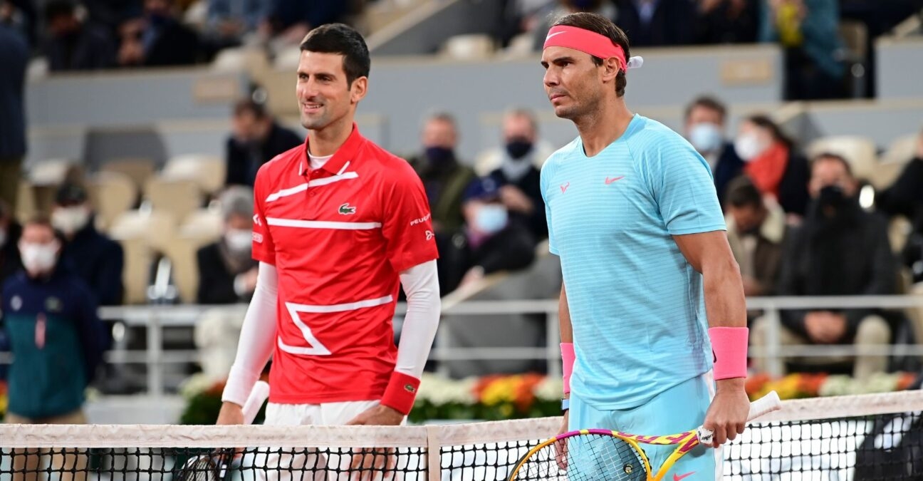 Novak Djokovic and Rafael Nadal