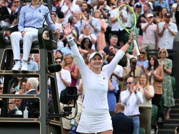 Barbora Krejcikova during Wimbledon 2024 Semi-Final