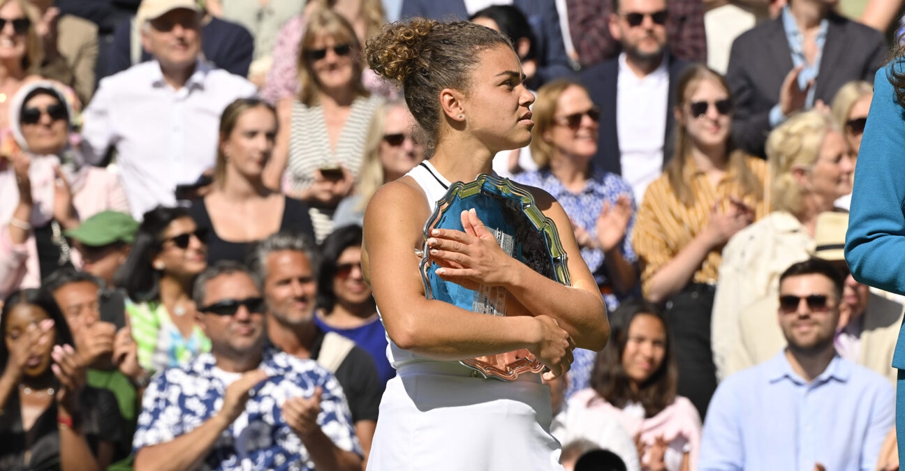 Jasmine Paolini Wimbledon final 2024 | Chryslene Caillaud / Panoramic