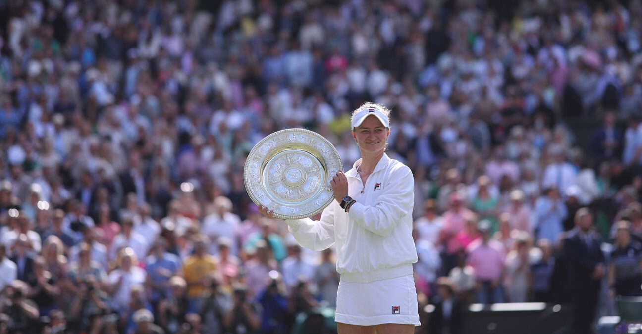 Barbora Krejcikova Wimbledon final 2024 | Antoine Couvercelle / Panoramic