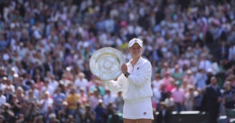 Barbora Krejcikova Wimbledon final 2024 | Antoine Couvercelle / Panoramic