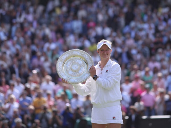 Barbora Krejcikova Wimbledon final 2024 | Antoine Couvercelle / Panoramic