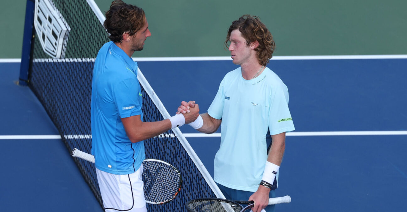 Andrey Rublev and Arthur Rinderknech, US Open 2024