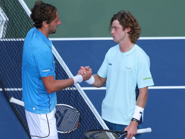 Andrey Rublev and Arthur Rinderknech, US Open 2024