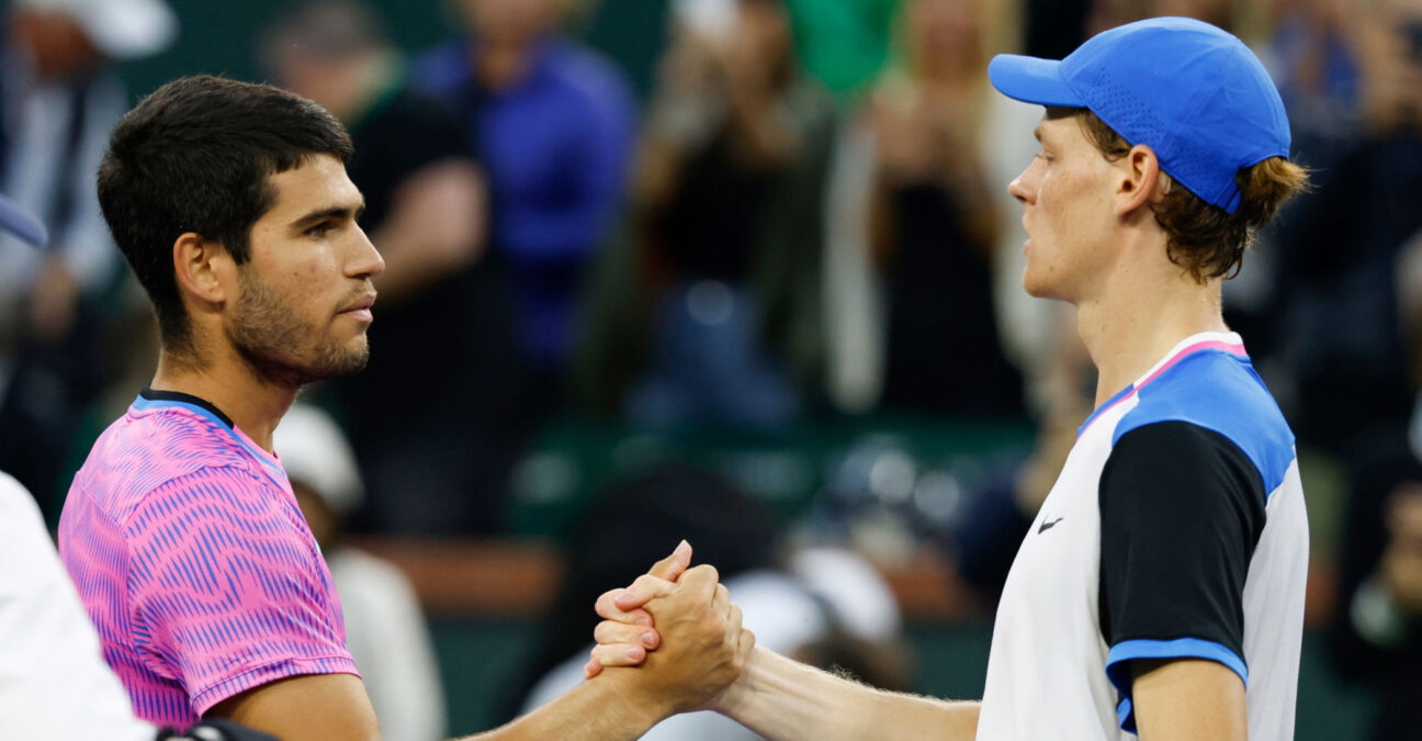 Carlos Alcaraz and Jannik Sinner, Indian Wells 2024