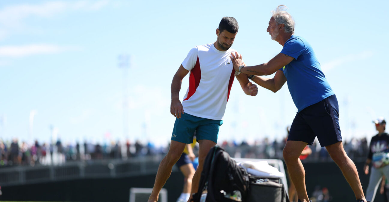 Djokovic and Panichi IW 2024