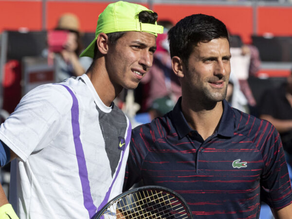 Novak Djokovic and Alexei Popyrin, Tokyo 2019