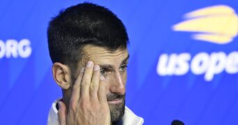 Novak Djokovic US Open press