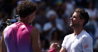 Dominic Thiem plays his final Grand Slam match against Ben Shelton at the 2024 US Open