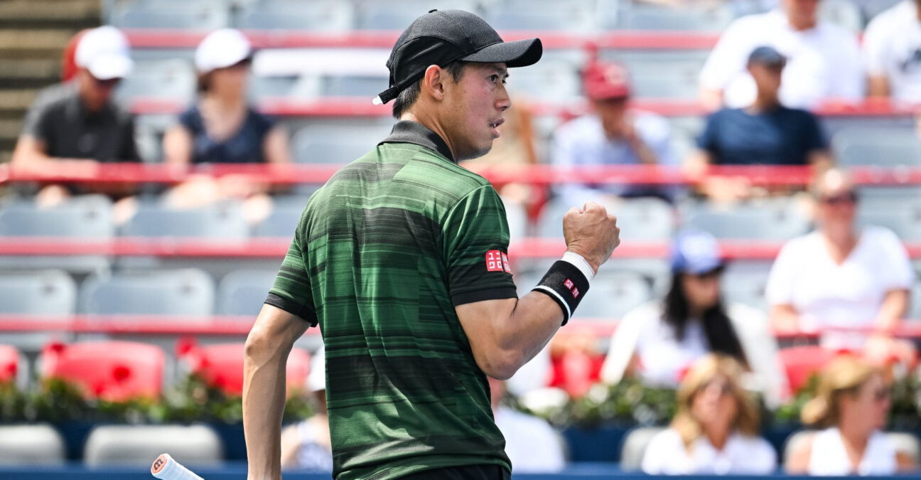 Montreal Nishikori into last 16, beats Tsitsipas Tennis Majors