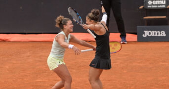 Sara Errani and Jasmine Paolini