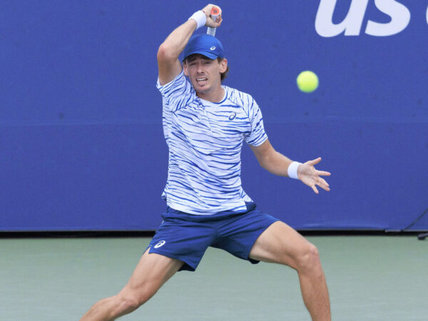 August 29, 2024, Flushing Meadows, New York, USA: Alex de Minaur during Day 4 of his match against Otto Virtanen in the 2024 US Open held at the USTA Billie Jean King National Tennis Center on Thursday August 29, 2024 in the Flushing neighborhood of the Queens borough of New York City. || 295949_0035 Arthur Billie center court jean KING NATIONAL open PRESS STADIUM tennis tennis; us zagency zlast24 zselect Zuma ZUMAPRESS.com zwire