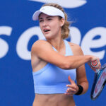 August 29, 2024, Flushing Meadows, New York, USA: Anna Kalinskaya during Day 4 of her match against Anna Bondar in the 2024 US Open held at the USTA Billie Jean King National Tennis Center on Thursday August 29, 2024 in the Flushing neighborhood of the Queens borough of New York City. || 295949_0020 Arthur Billie center court jean KING NATIONAL open PRESS STADIUM tennis tennis; us zagency zlast24 zselect Zuma ZUMAPRESS.com zwire