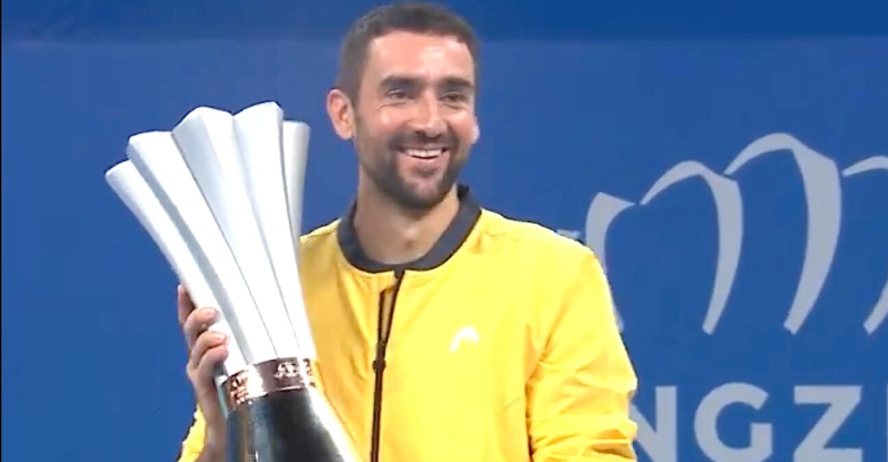 Cilic triumphs in Hangzhou to lowestranked ATP Tour winner