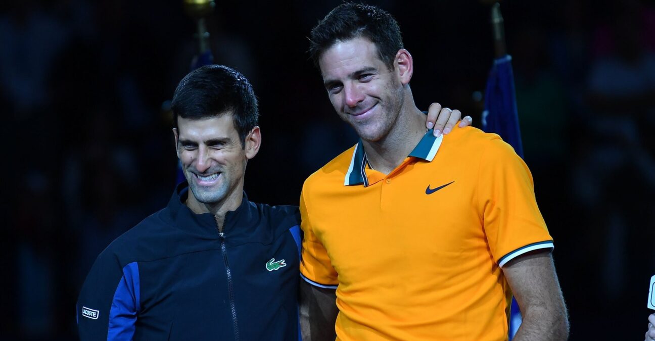 Novak Djokovic and Juan Martin del Potro