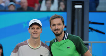 Jannik Sinner and Daniil Medvedev, Australian Open 2024