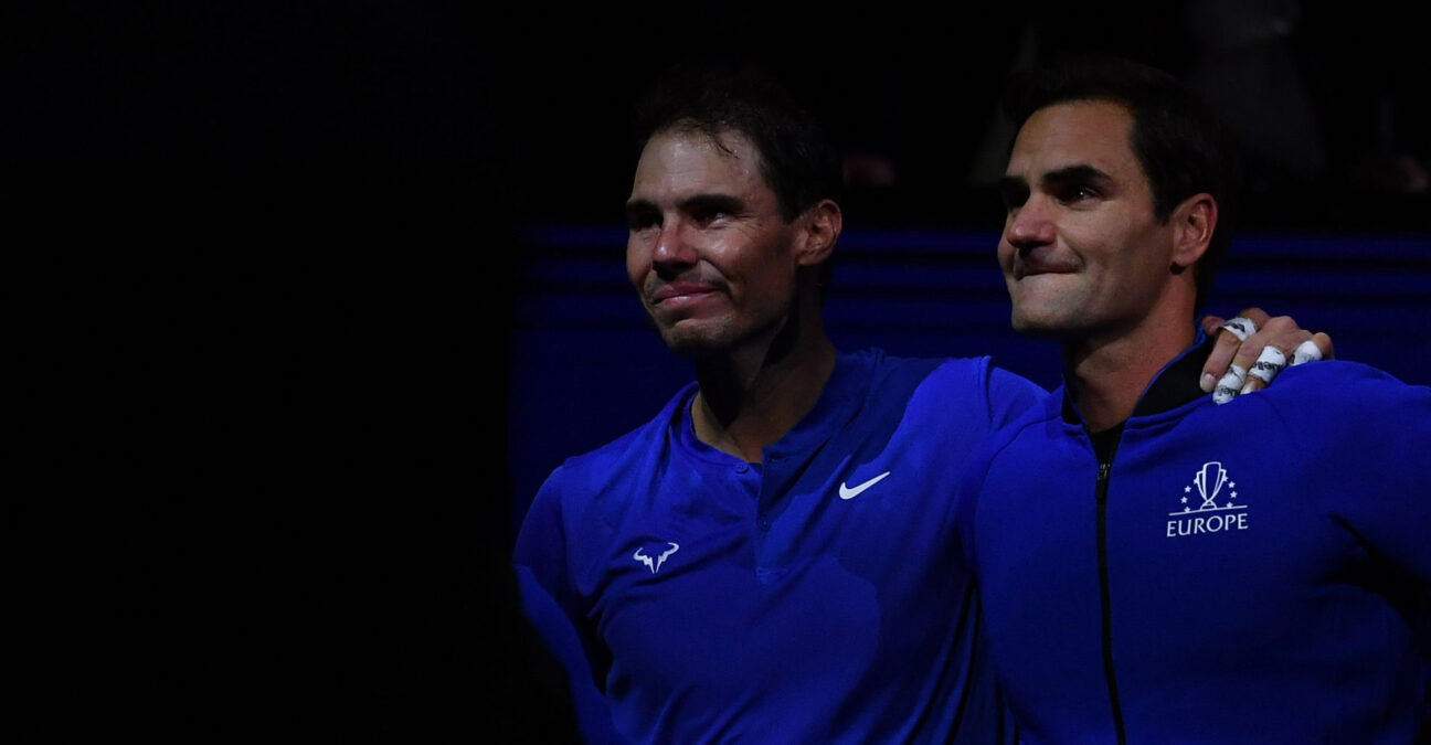 Roger Federer & Rafael Nadal at the 2022 Laver Cup