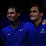 Roger Federer & Rafael Nadal at the 2022 Laver Cup