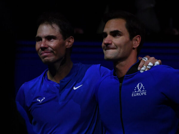 Roger Federer & Rafael Nadal at the 2022 Laver Cup