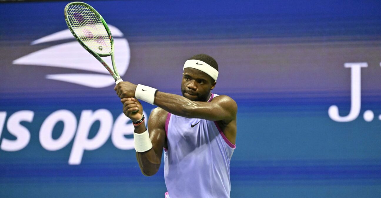 Redhot Tiafoe makes thirdstraight US Open quarterfinal Tennis Majors